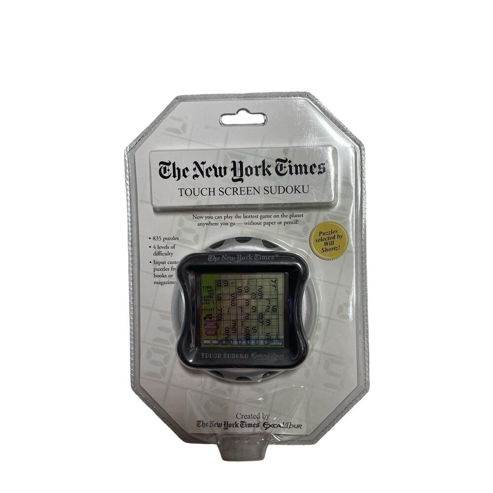 The New York Times Touch Screen Sudoku Electronic Game 2006 Handheld 2AAA New
